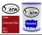Preview: Jeep, Colorado Red, E4 / HE4: 500ml Lackdose, von ATW Autoteile West.
